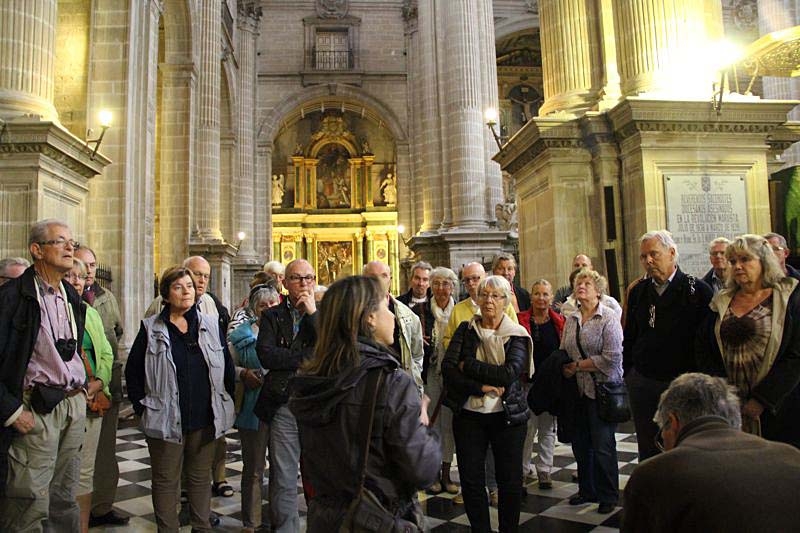 Besök i katedralen i Jaén.