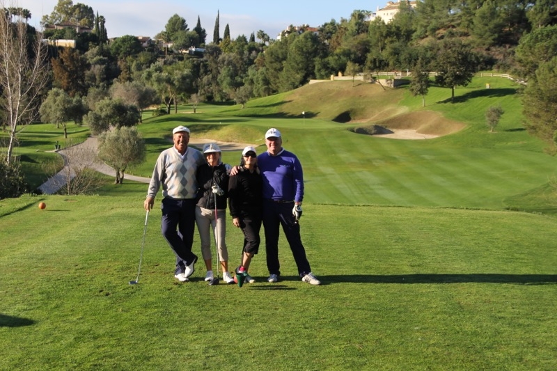 Foto från SK Golf, parspel scramble på Los Arqueros Golf 27 januari 2016.