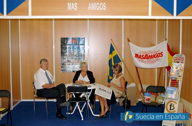 SV: Den största skandinaviska föreningen i Spanien Mas Amigos informerade besökarna om alla fördelar med att vara medlem.<br /><br />ESP: La mayor asociación escandinava en España Mas Amigos informó a los visitantes sobre las ventajas de ser socio.