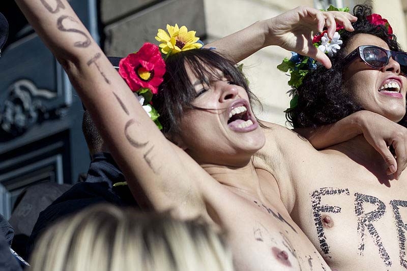 Femen är en feministrörelse som föddes i Ukraina och som nu även genomför aktioner i Spanien.