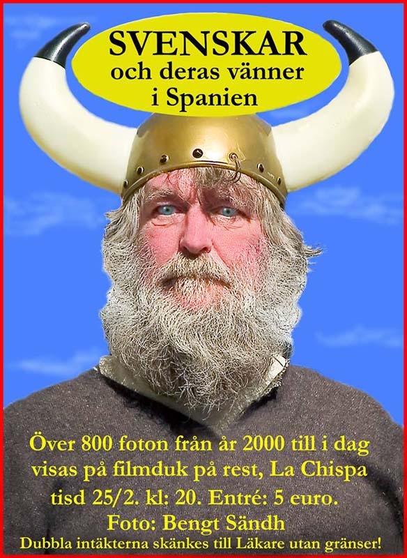 Bildvisningen 26 februari drog fullt hus på restaurang La Chispa.