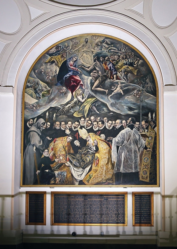 GREVE AV ORGAZ BEGRAVNING. Detta hyllade mästerverk av El Greco rymmer även konstnärens son, den unge pojken i förgrunden. Foto: David Pineda