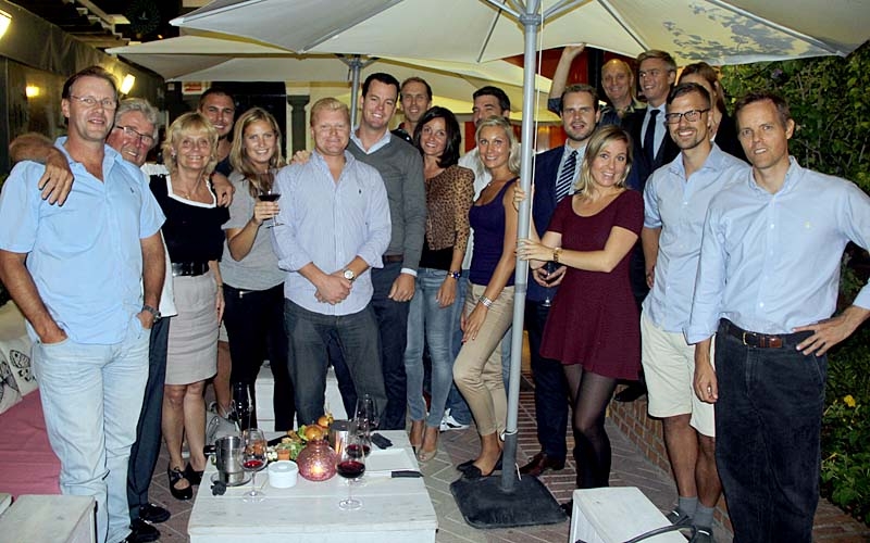 Höstens första evenemang i regi av Handelskammaren var After Work på restaurang C´est la Vie i San Pedro Alcántara, 17 september.