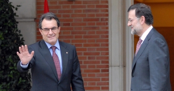 Den katalanske regionalpresidenten Artur Mas har lyckats få både självständighetsanhängare och motståndare mot sig. Foto: La Moncloa - Gobierno de España