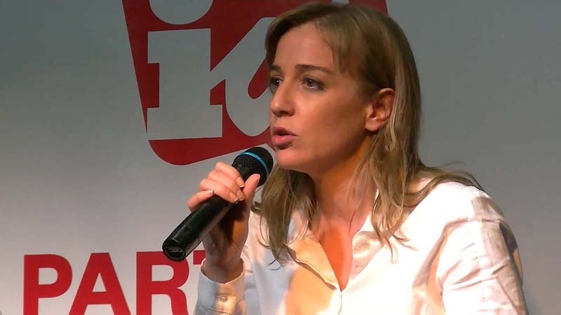 Tania Sánchez förnekar anklagelserna om korruption.