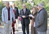 Sydkustens chefredaktör Mats Björkman tog emot delegationen med borgmästaren Francisco de la Torre och ambassadören Cecilia Julin i spetsen.