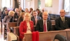 En finstämd minnesceremoni hölls i St. Georges Chapel, i Engelska kyrkogården.
