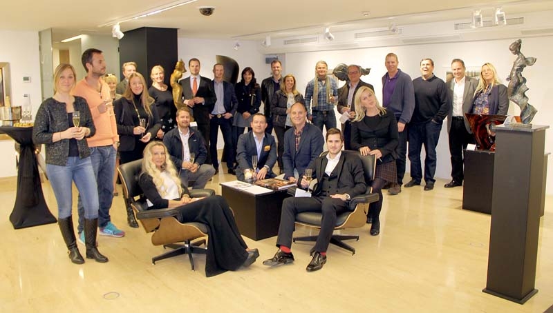 Svensk-Spanska Handelskammarens deltagare fick lära sig mycket intressant om konstens fascinerande värld, 18 februari på Timeless Gallery.