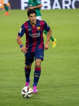 Luís Suárez gjorde Barcelonas båda mål.