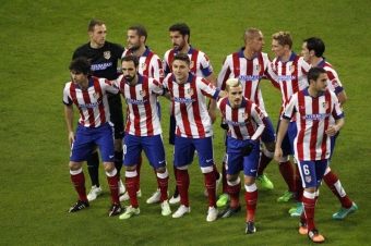 FJÄRDE GÅNGEN GILLT  För första gången vann Atlético Madrid ett straffavgörande i Europa. Foto: DSanchez17