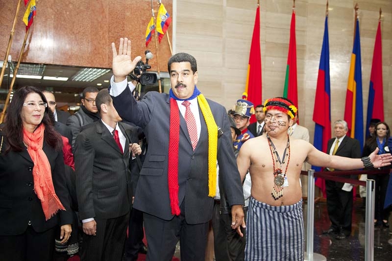Venezuelas president Nicolás Maduro har gått till hård attack mot Spanien.