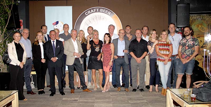 Svensk-Spanska Handelskammarens delegation i Andalusien arrangerade 7 maj ett besök på ölbryggeriet Catarina Craft Beer, i Marbella. Foto: Richard Björkman/Sydkusten