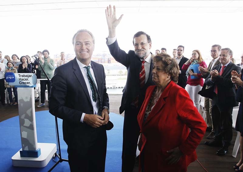 Rajoy satte sin fot i Valencia och PP förlorade makten både i regionalparlamentet samt i kommunen.