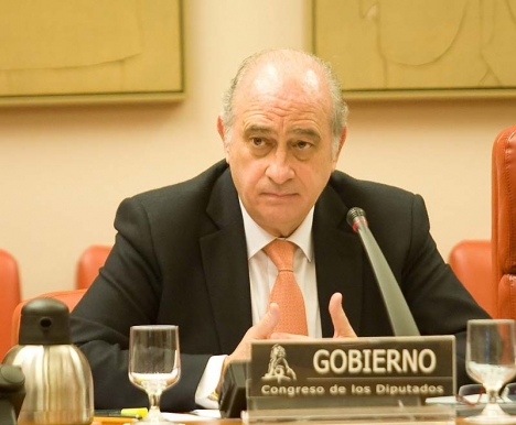 Jorge Fernández Díaz ignorerade kraven på hans avgång. Foto: Ministerio del Interior 2015