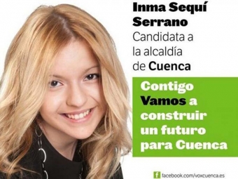 18-åriga Inma Sequí var borgmästarkandidat för VOX vid det senaste lokalvalet i Cuenca.