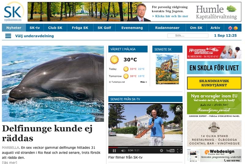 Sydkustens nya moderna hemsida sjösätts 1 september. Tre dagar senare är det dags för ett nytt modernt nyhetsbrev.