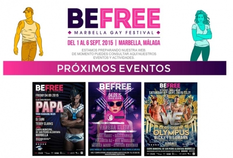 BEFREE Marbella Gay Festival hålls 1-9 september och är den största i sitt slag i Andalusien. 