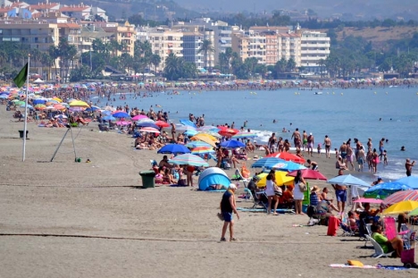 Antalet turister på Costa del Sol slog rekord i augusti. Foto: Ayto de Estepona