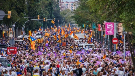 Igen kan ifrågasätta att många katalaner vill ha självständighet. Men är de en majoritet? Foto: SantiMB