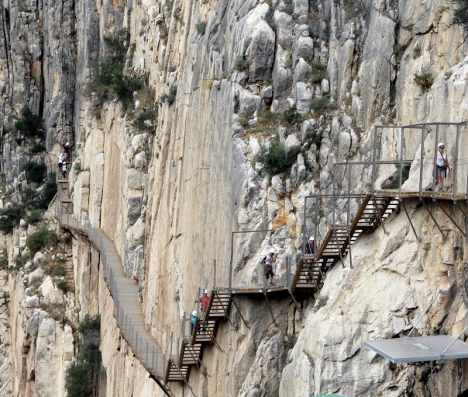 Caminito del rey är en av Europas mest svindlande  vandringsleder.