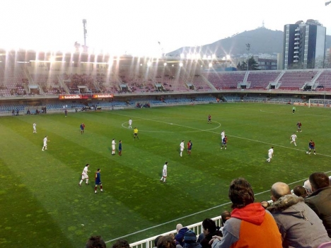 Det blir inget spel för Sergi Guardiola i Mini Estadi i Barcelona.