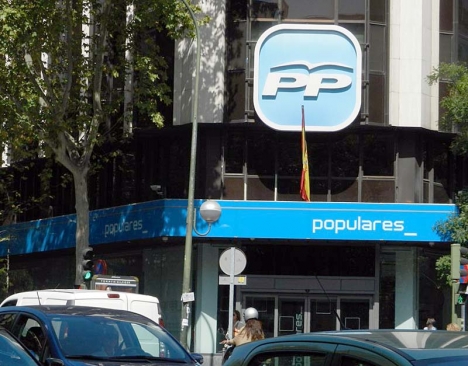 Partido Popular lät förstöra den tidigare kassören Luís Bárcenas datorer.