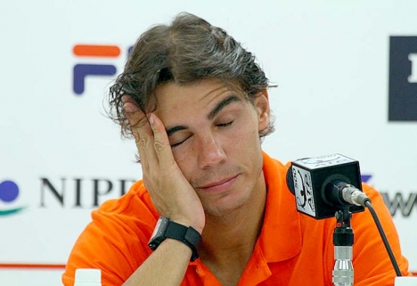 Det är blott andra gången som Nadal blir utslagen i första omgången i en Grand Slam.