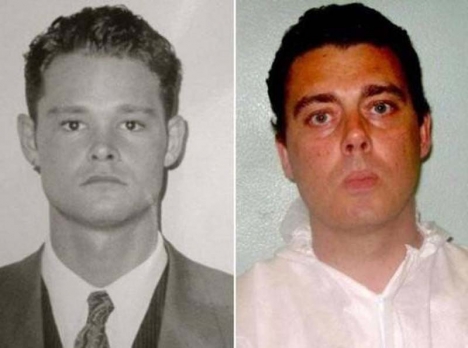 Den dömda holländaren till vänster och den brittiske sexualbrottslingen till höger.