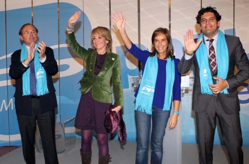 Partido Popular uppges ha finansierat sin valkampanj i Madridregionen 2003 delvis svart.