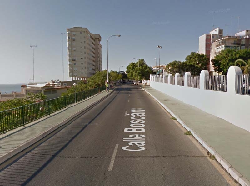 Calle Boscán i Torremolinos. Foto: Google Maps
