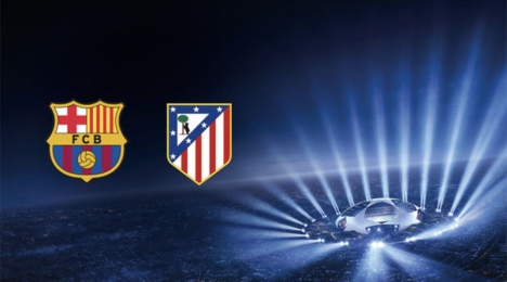Atlético Madrid och Barcelona gör upp om en plats i semifinalerna i Champions League.