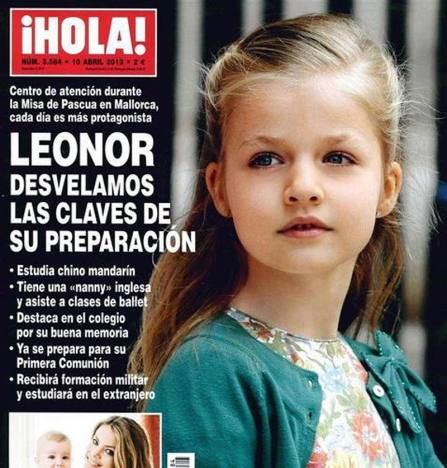 Katalanska kommunen Cervera vill inte ha Leonor som hertiginna. Foto: Hola