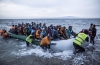 När de spanska brandmännen anlände till Lesbos fanns omkring 3 500 flyktingar på ön. Foto: Proem-Aid