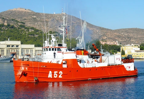 Spanska forskningsfartyget Hespérides.