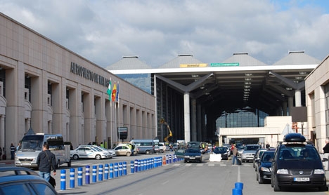 Tjuvarna valde ut sina offer vid ankomst till Málaga flygplats.