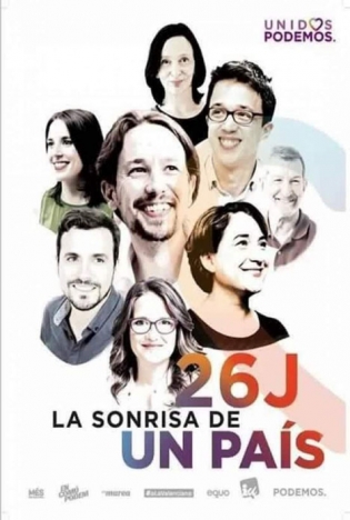Vänsterkoalitionen Unidos Podemos ser ut att gå om PSOE som Spaniens näst största parti.