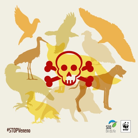 Världsnaturfonden WWF och SEO/BirdLife vill stoppa spridningen av gifter som brukas mot naturlivet.