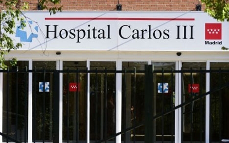 Smittsektionen på sjukhuset Carlos III har åter tagits i bruk.