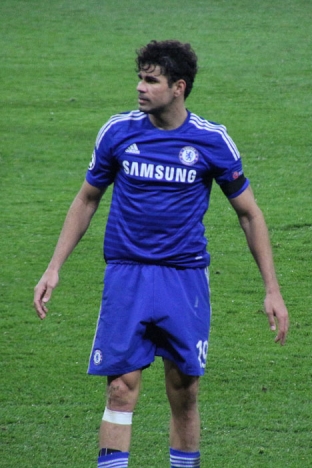 Diego Costa hade bara gjort ett mål på elva landskamper, men fick nu näta två gånger i en och samma match. Foto: @cfcunofficial/Wikimedia Commons