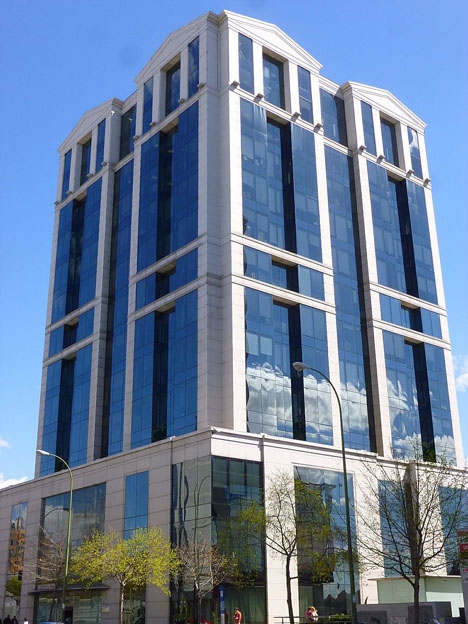 Ericssons huvudkontor i Madrid. Foto: Zarateman/Wikimedia Commons