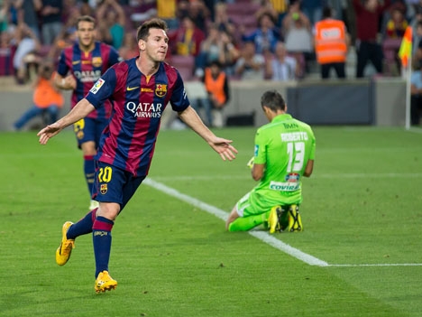 Messi glänste mot Guardiolas Manchester City. Foto: L.F.Salas/Wikimedia Commons