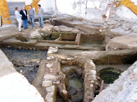 Fyndet ska utgöra ett museum inrymt i det hotell som håller på att uppföras vid Plaza de las Flores. Foto: Ayto de Estepona