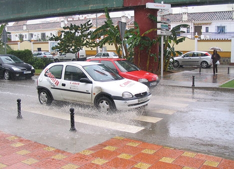Regnet har kommit med besked på Costa del Sol - och består!
