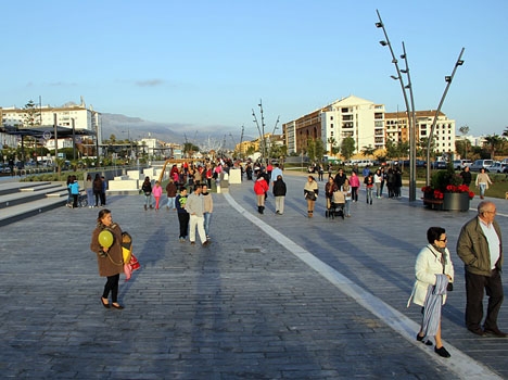 Boulevarden i San Pedro Alcántara.