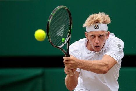 Det nya tennislöftet Alejandro Davidovich bor i Fuengirola och har svensk-rysk far. Foto: AELTC/Dillon Bryden