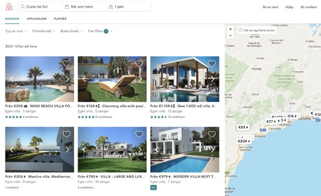 Portaler som Airbnb underlättar handeln med turistlägenheter.