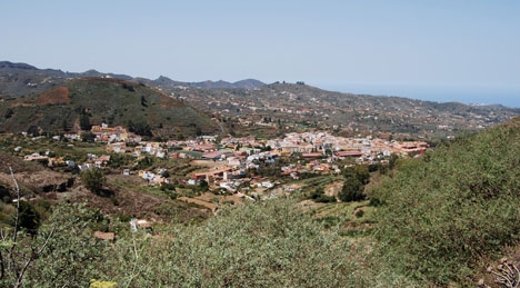 Kommunen San Mateo på Gran Canaria, där svenskan bodde sedan nära 20 år. Foto: Felix König/Wikimedia Commons