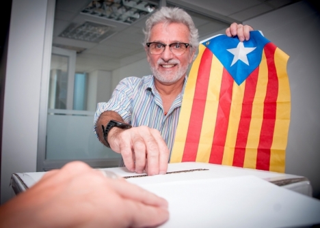 Vid omröstningen i Katalonien 2014 deltog 2,2 miljoner människor. Foto: Assemblea.cat
