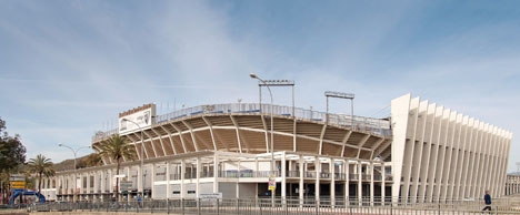 Landslaget spelar 11 november i Rosaledastadion i Málaga mot Costa Rica. Dagen före blir det träningspass inför öppna läktare. Foto: Epizentrum/Wikimedia Commons