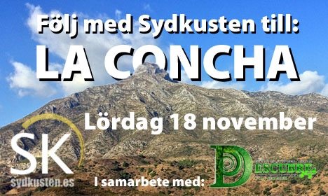 Följ med Sydkusten till toppen av La Concha 18 november!